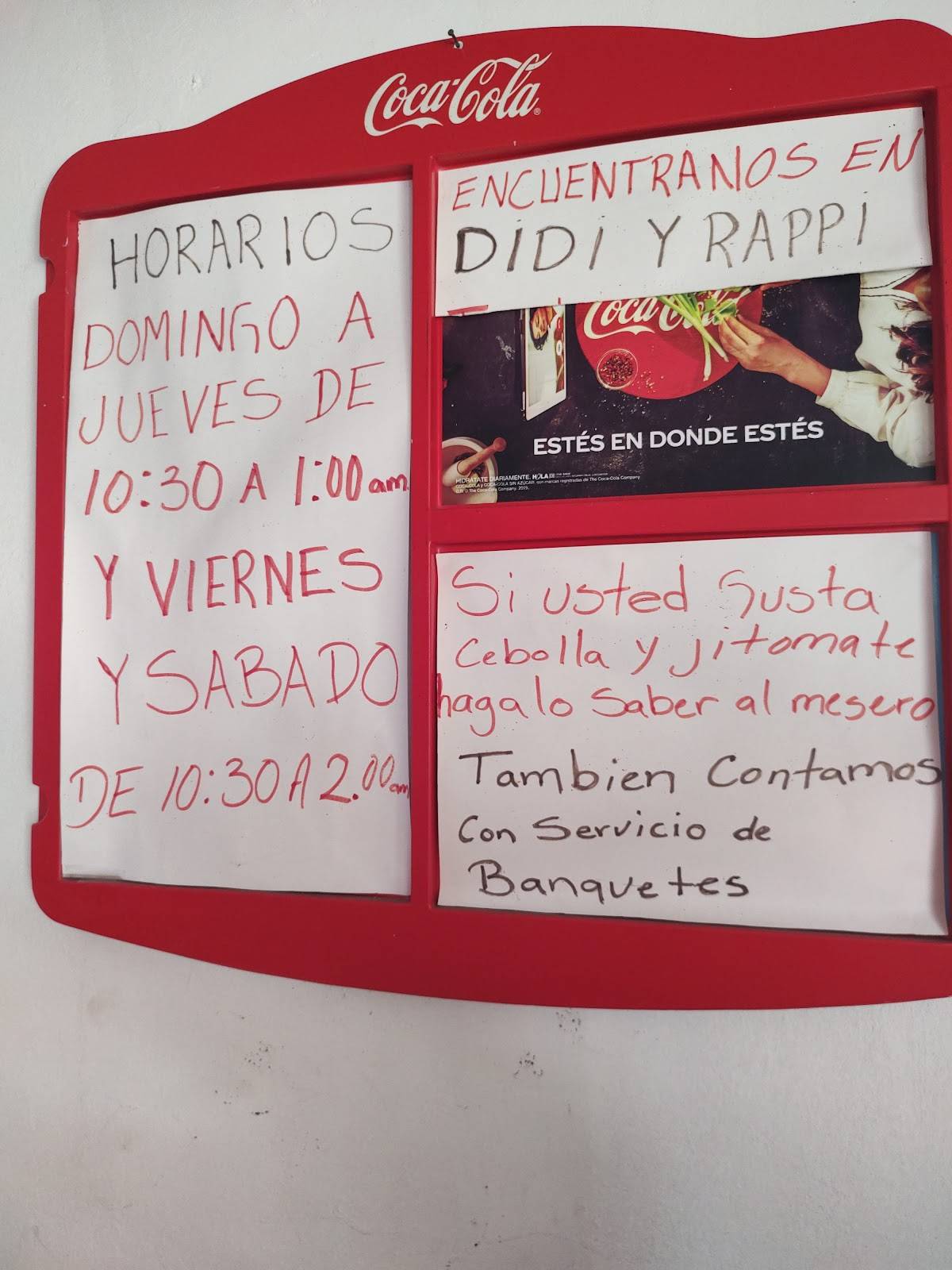 LECHÓN "RUDY" меню