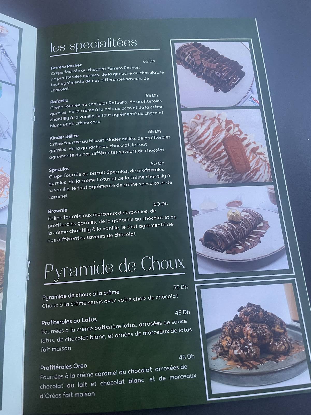 La Creperia меню