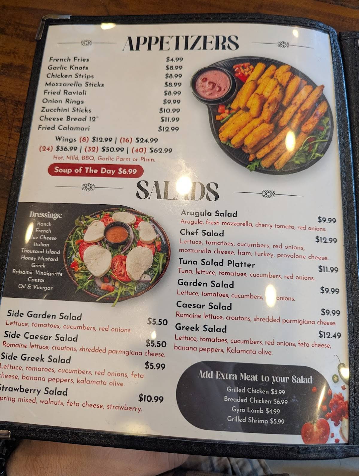 La Cucina Italiana Raleigh меню