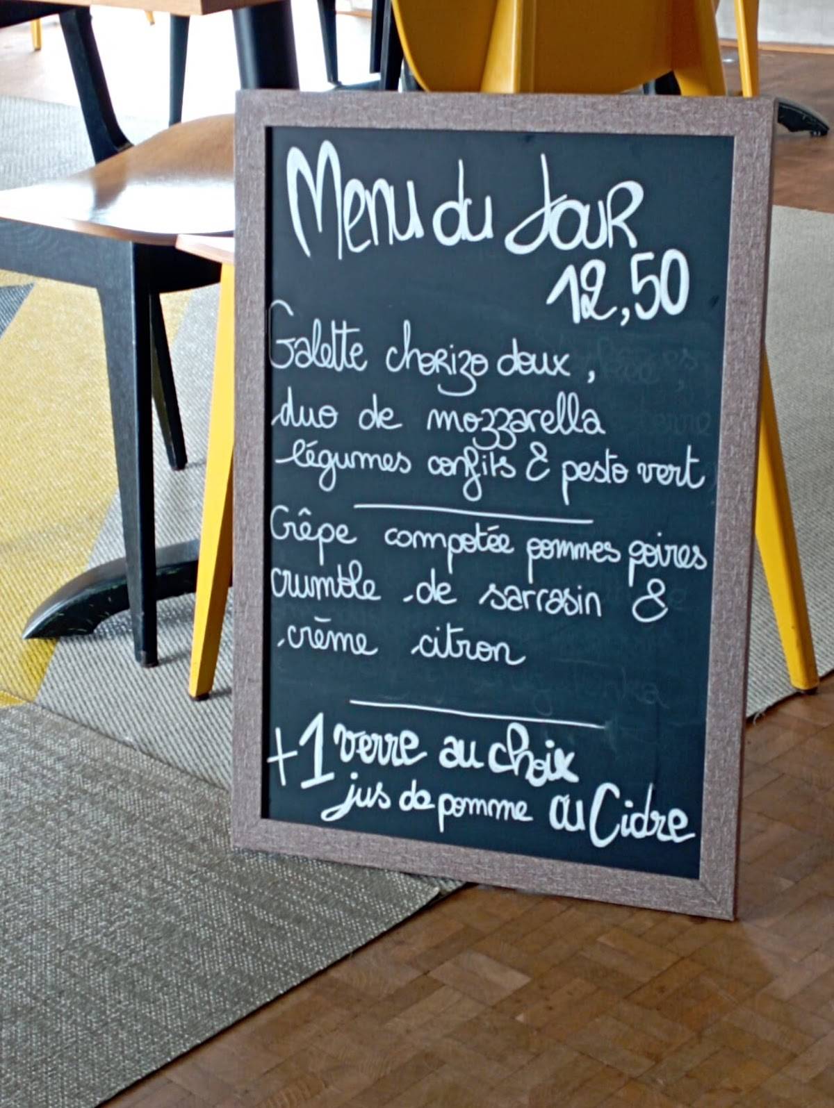 Le Ciel de Rennes меню