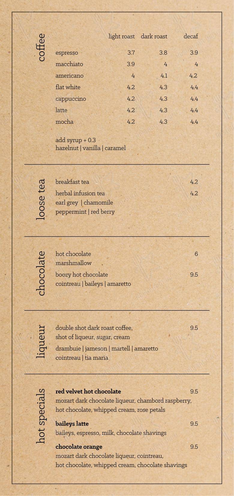 Меню паба и бара Lytham House - Takeaway Menu