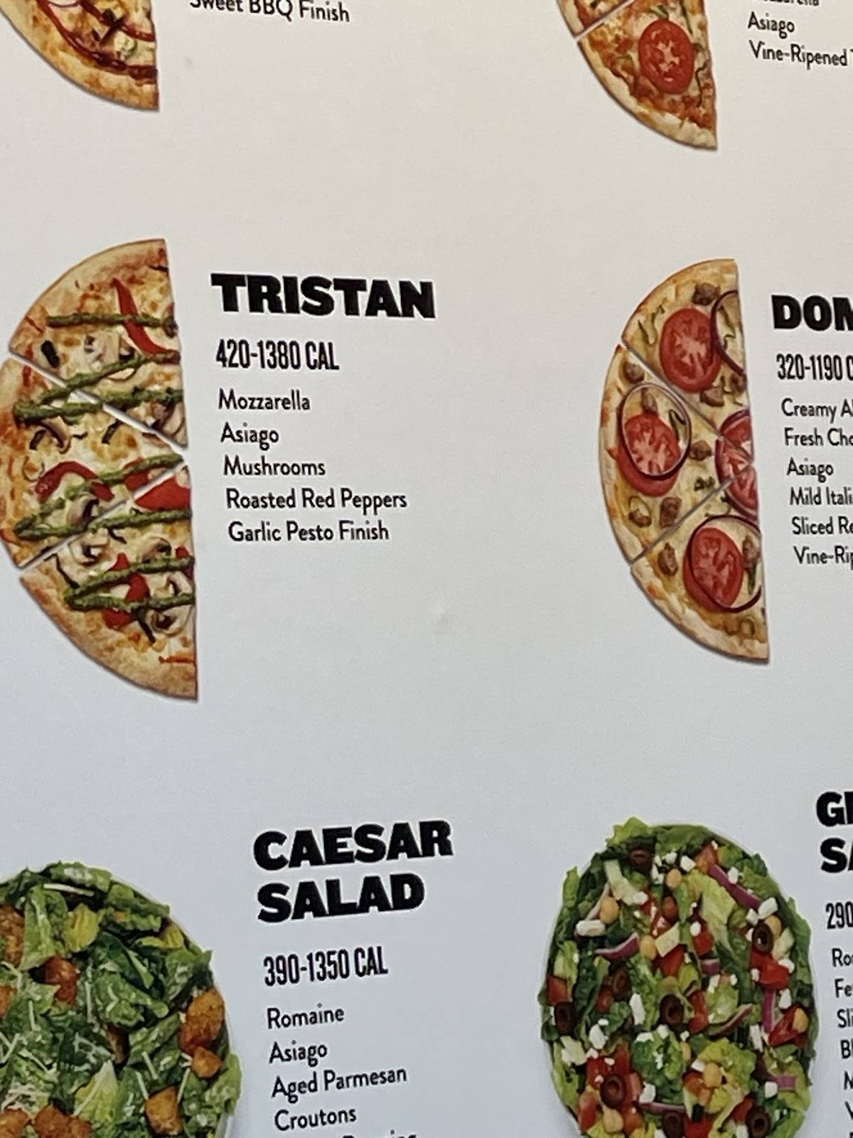MOD Pizza меню