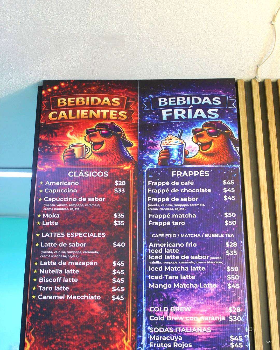 Marquesitas Capi меню