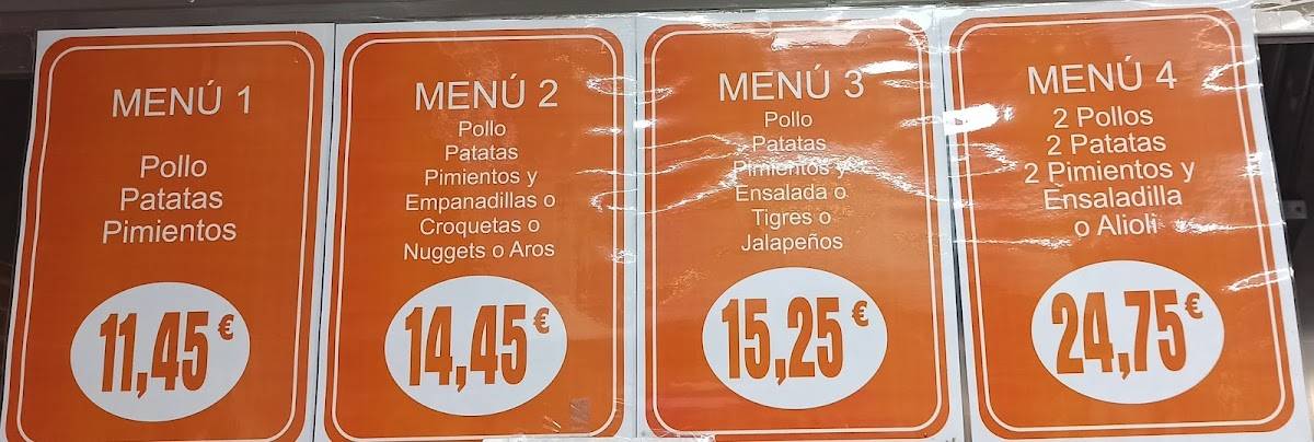 Master Pollo меню