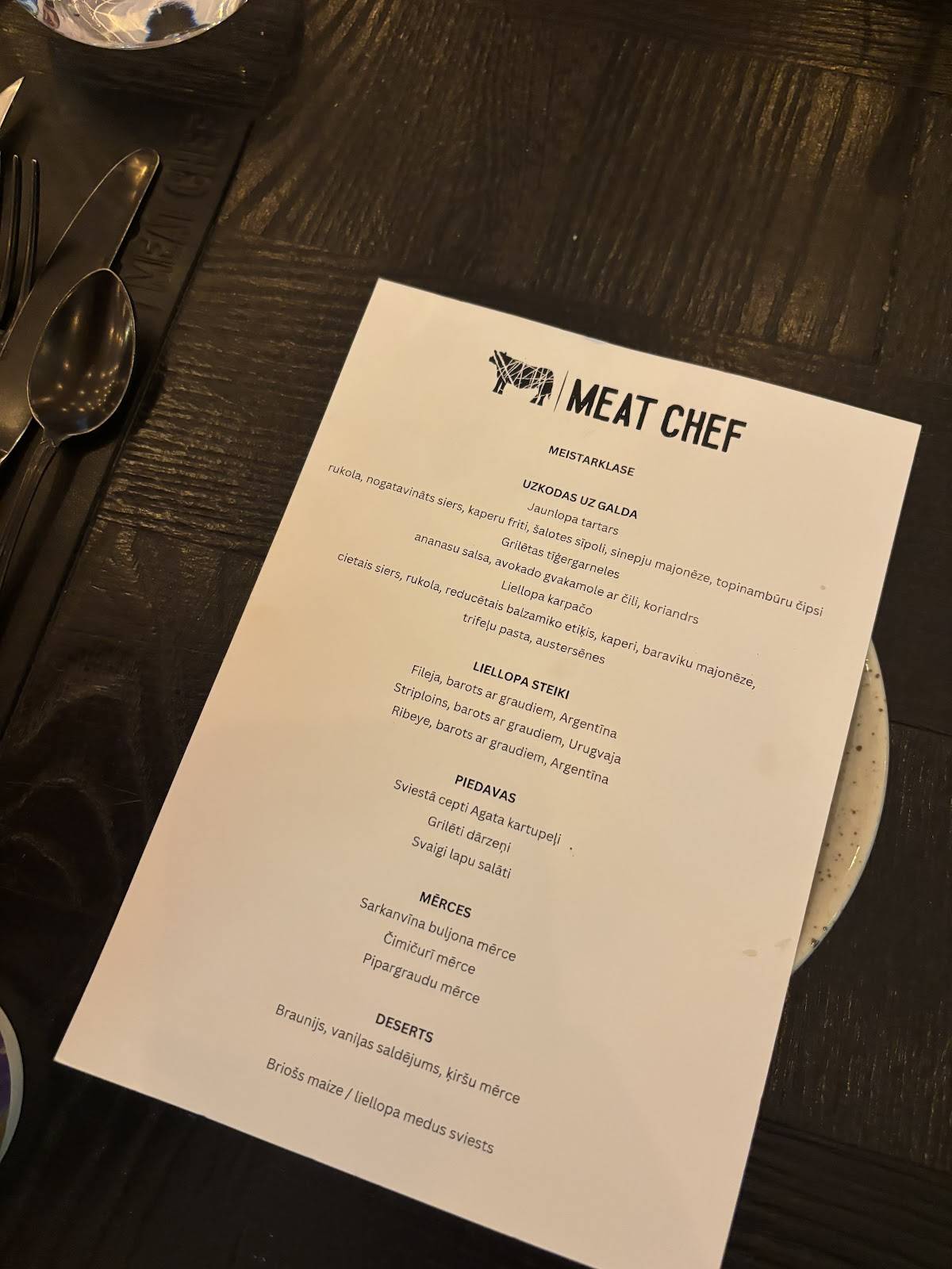 Meat Chef меню