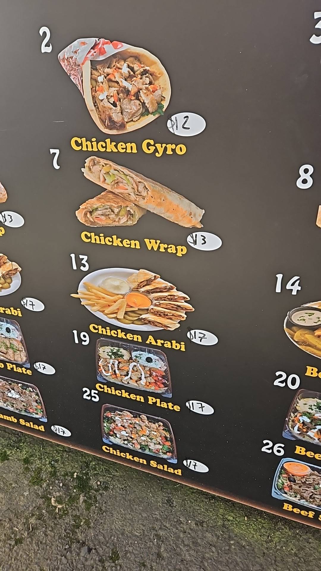 Mero Gyro меню