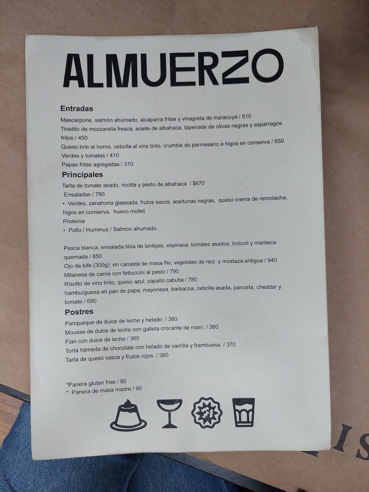 Misión Comedor меню