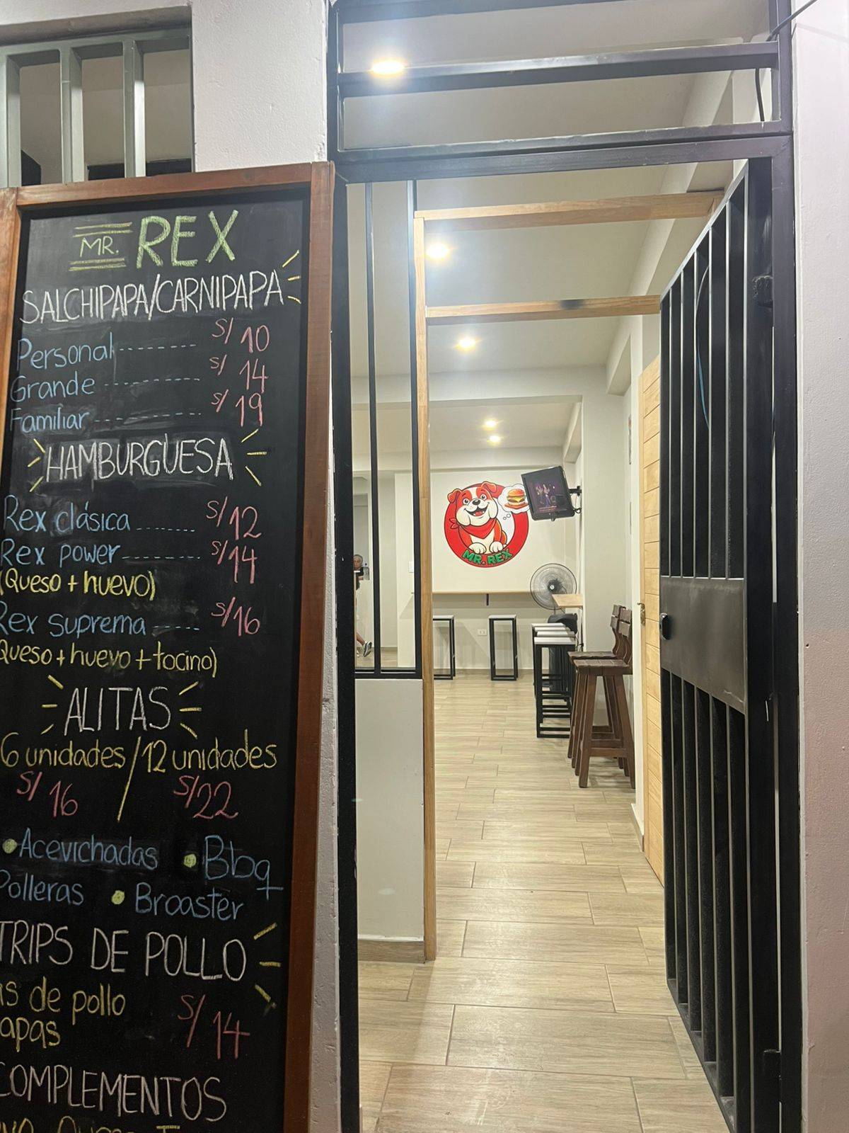 Mr Rex меню