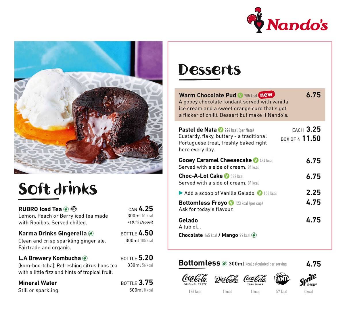 Nando's Rochdale меню