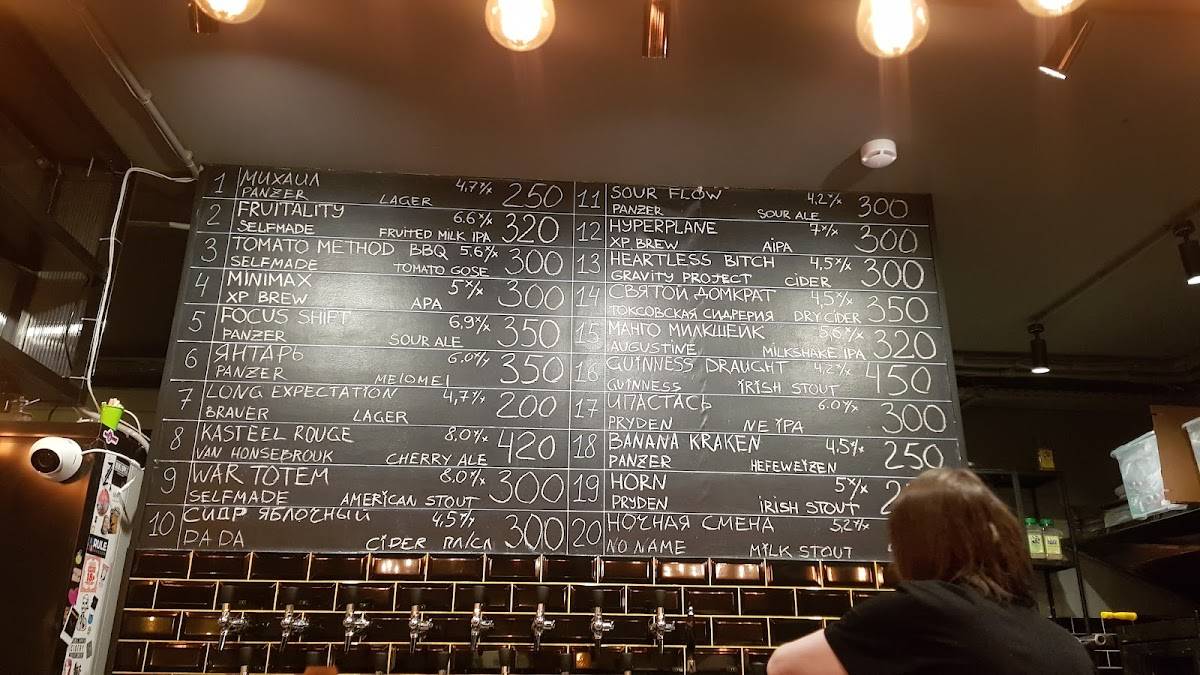 Newada Bar меню