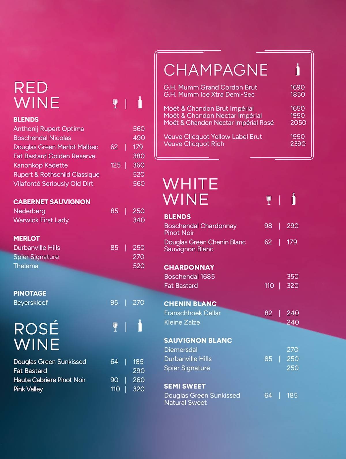 News Cafe Rustenburg меню