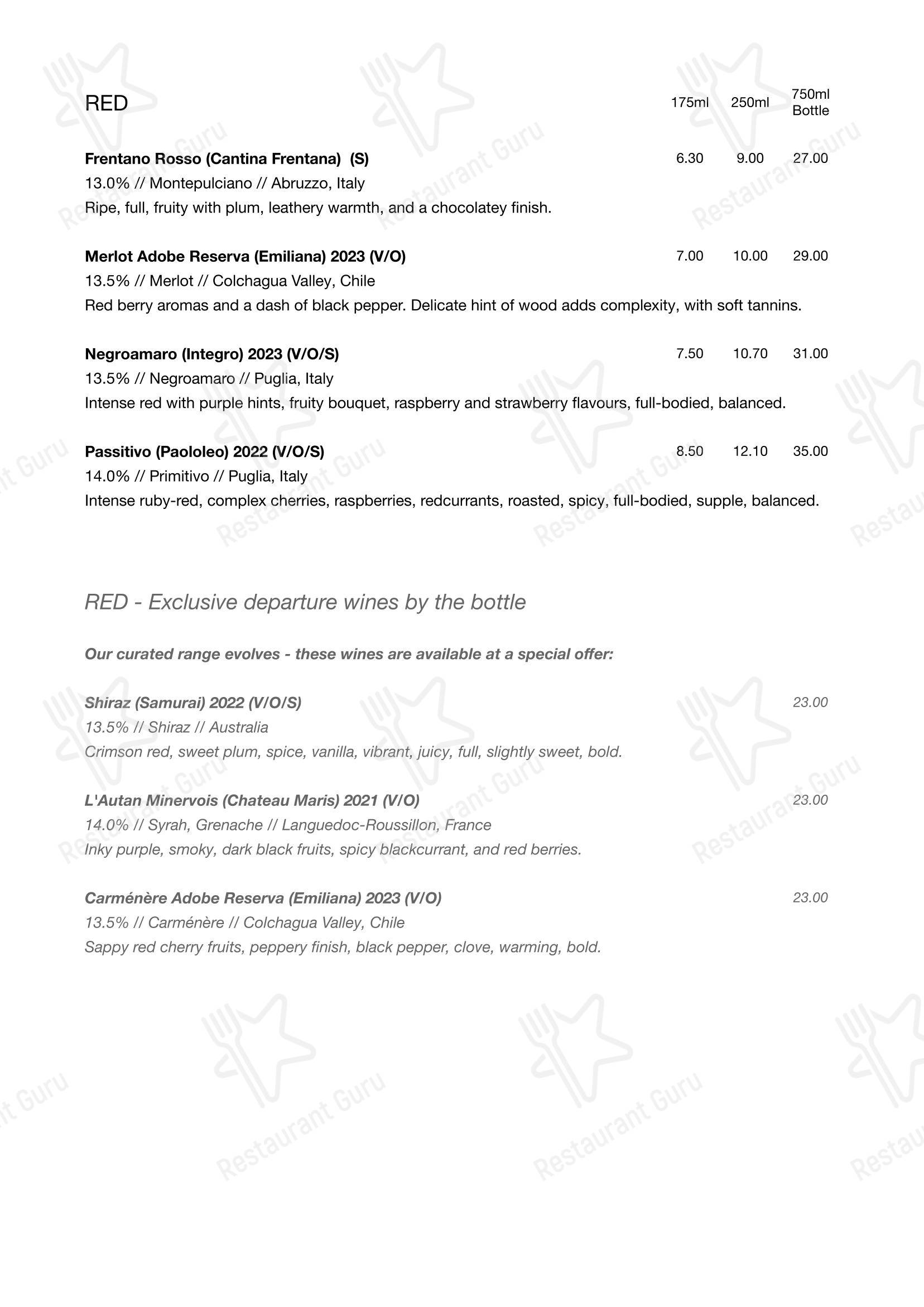 Nowhere Kitchen and Brewery в Холмферте - Ночное меню