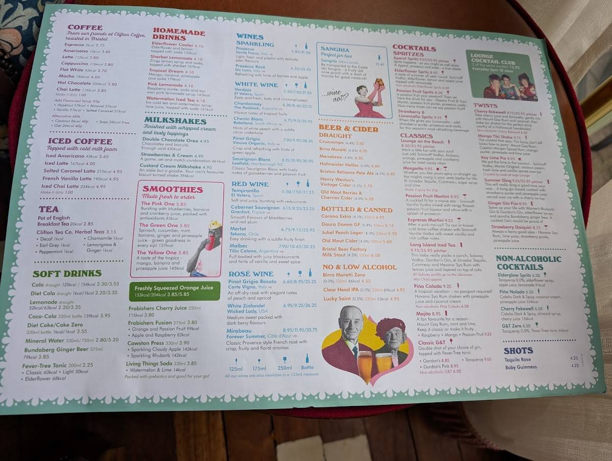 Orso Lounge меню