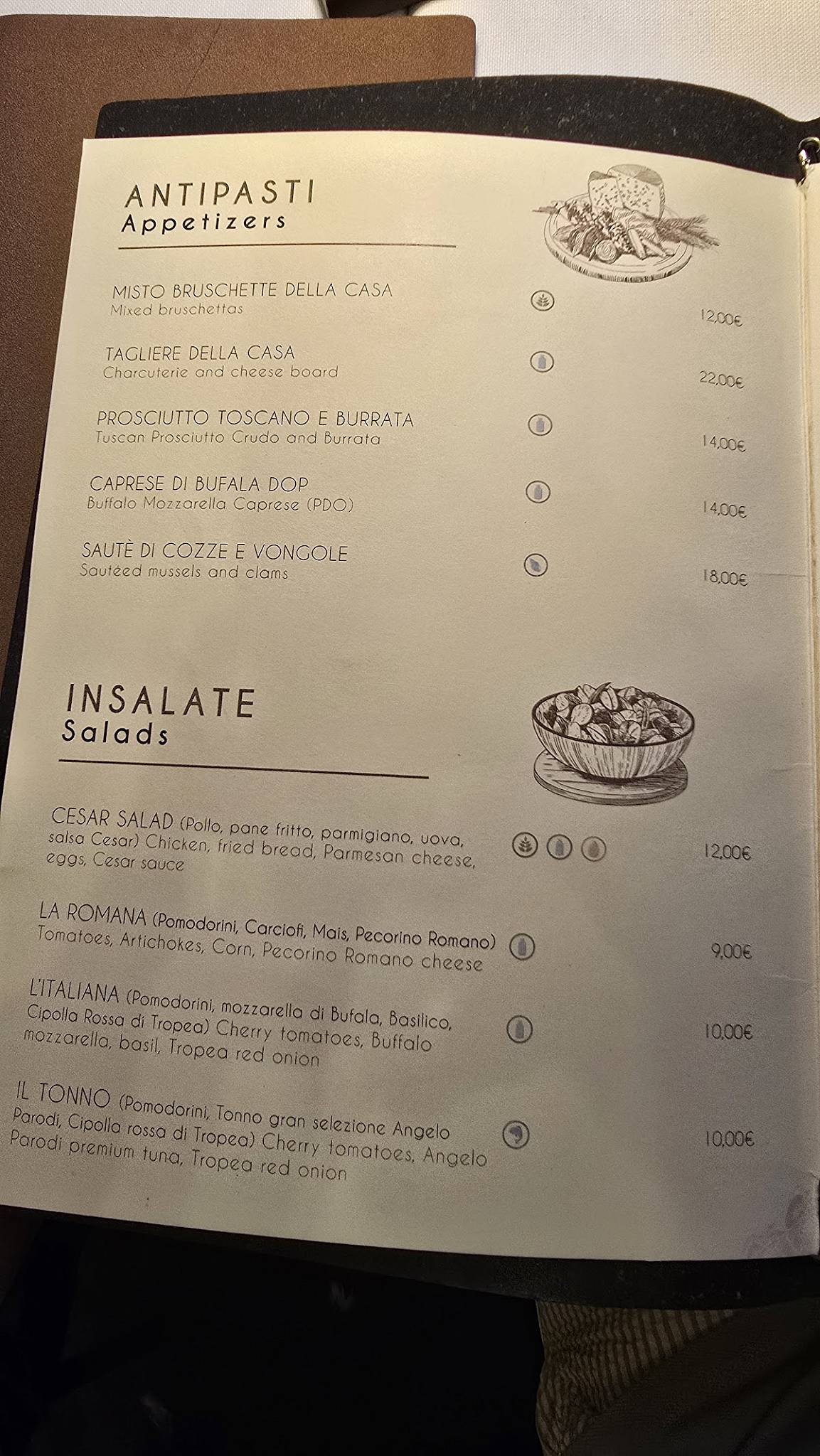 Osteria Nonna Gina меню