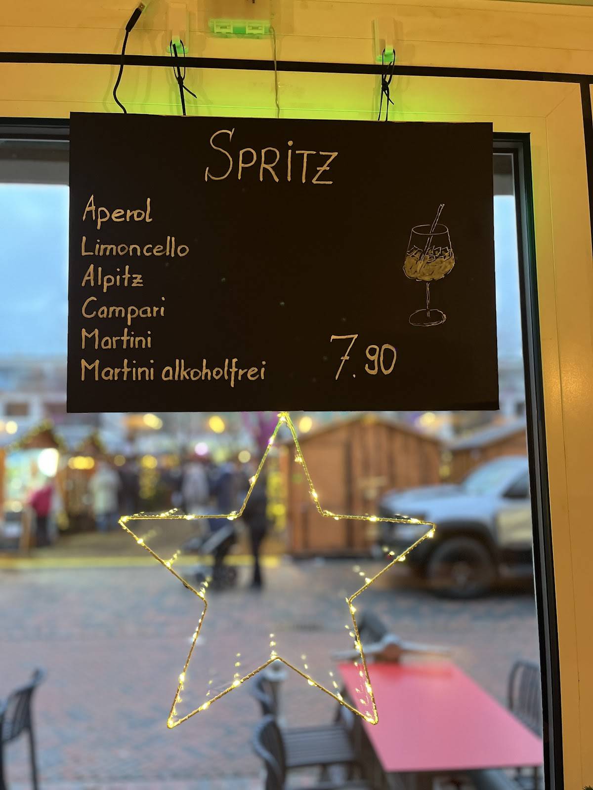 Pane e Vino меню