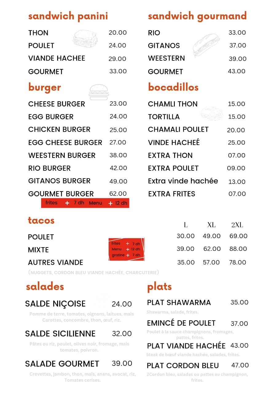 Papa gourmet меню