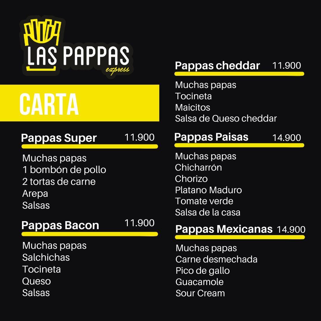 Pappas Express меню
