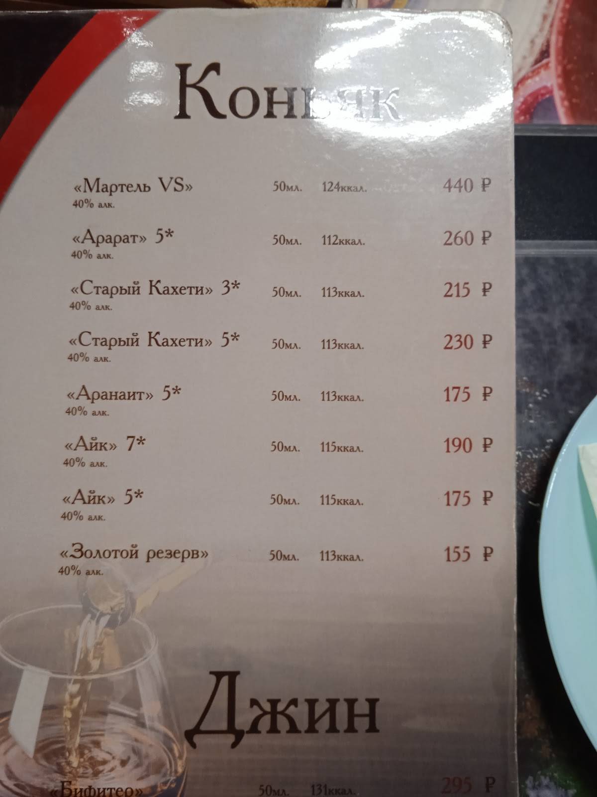 Пельмэн меню