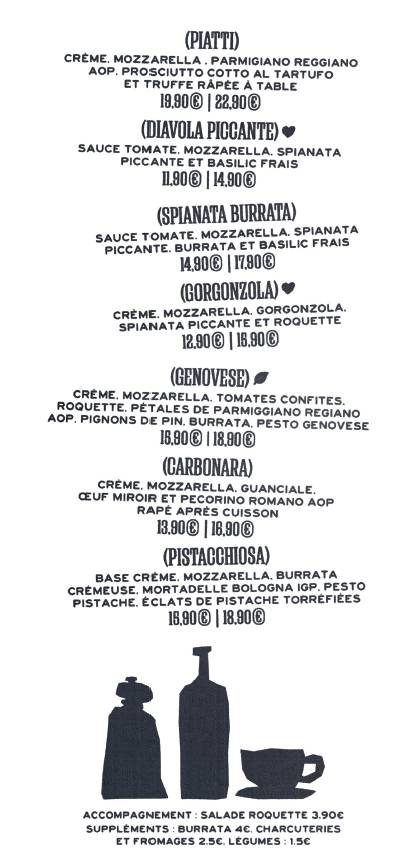 Piatti - Pizza, Pasta e amore меню