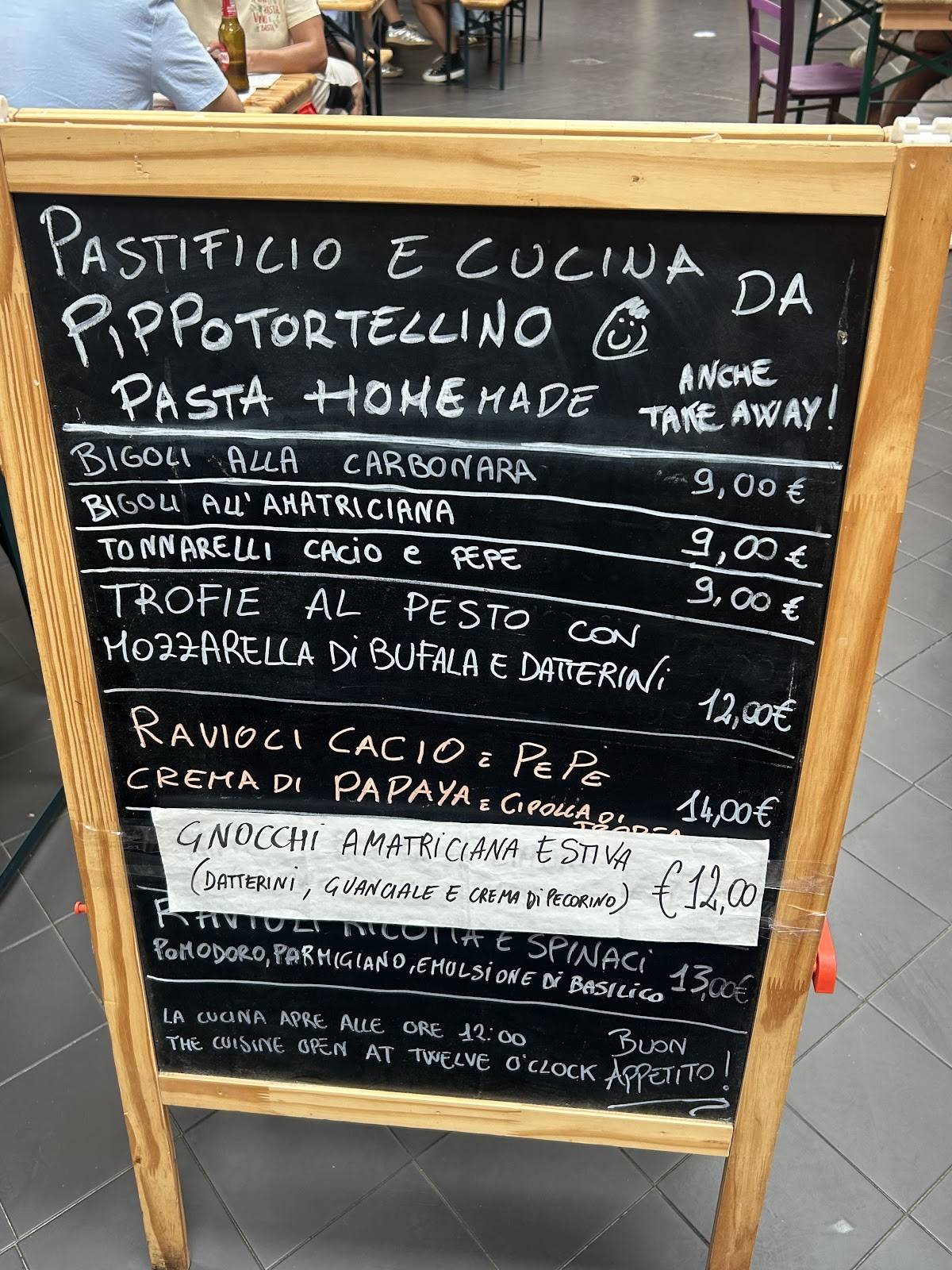 Pippo Tortellino меню