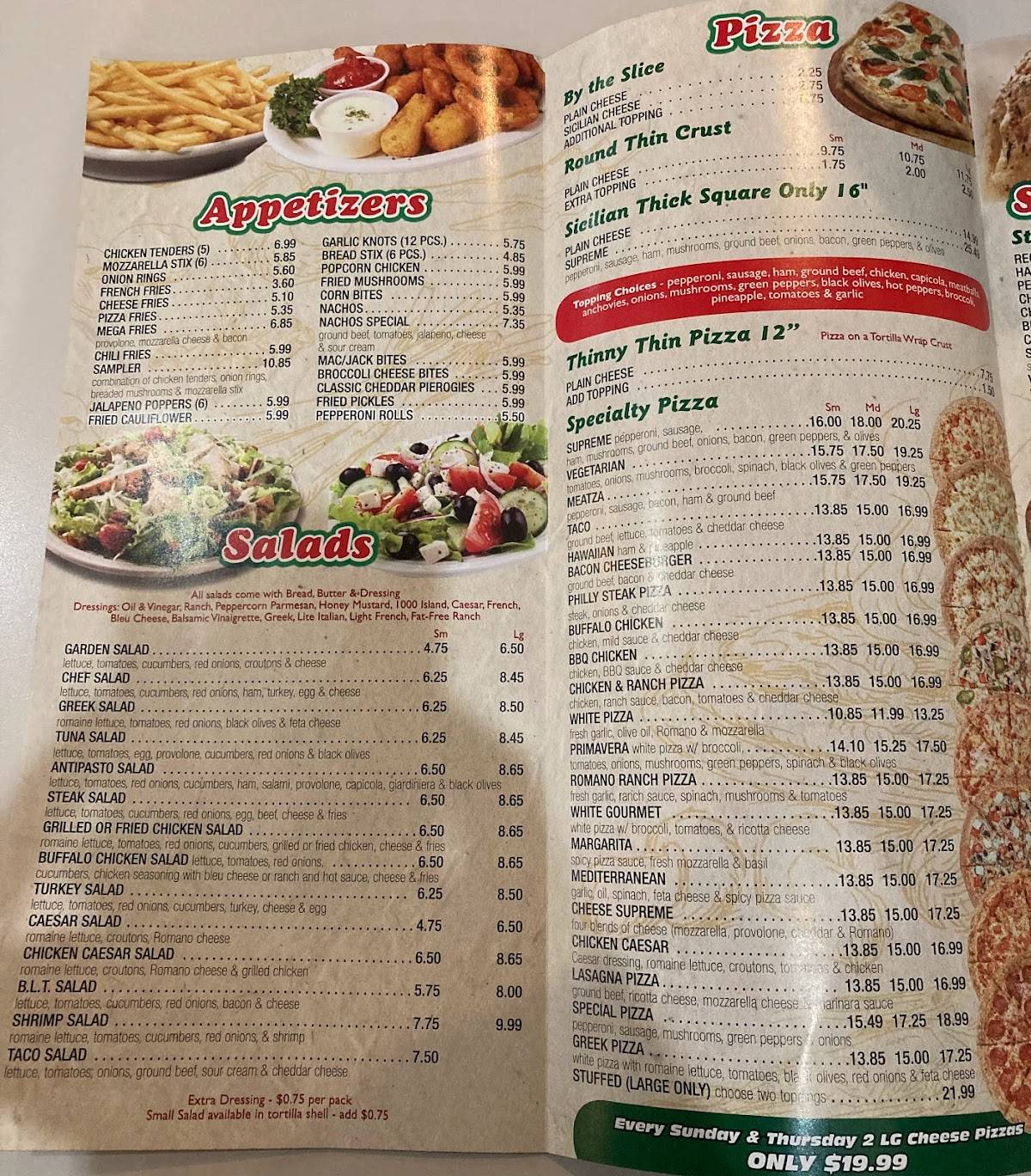 Pizza Delight Harrisburg меню