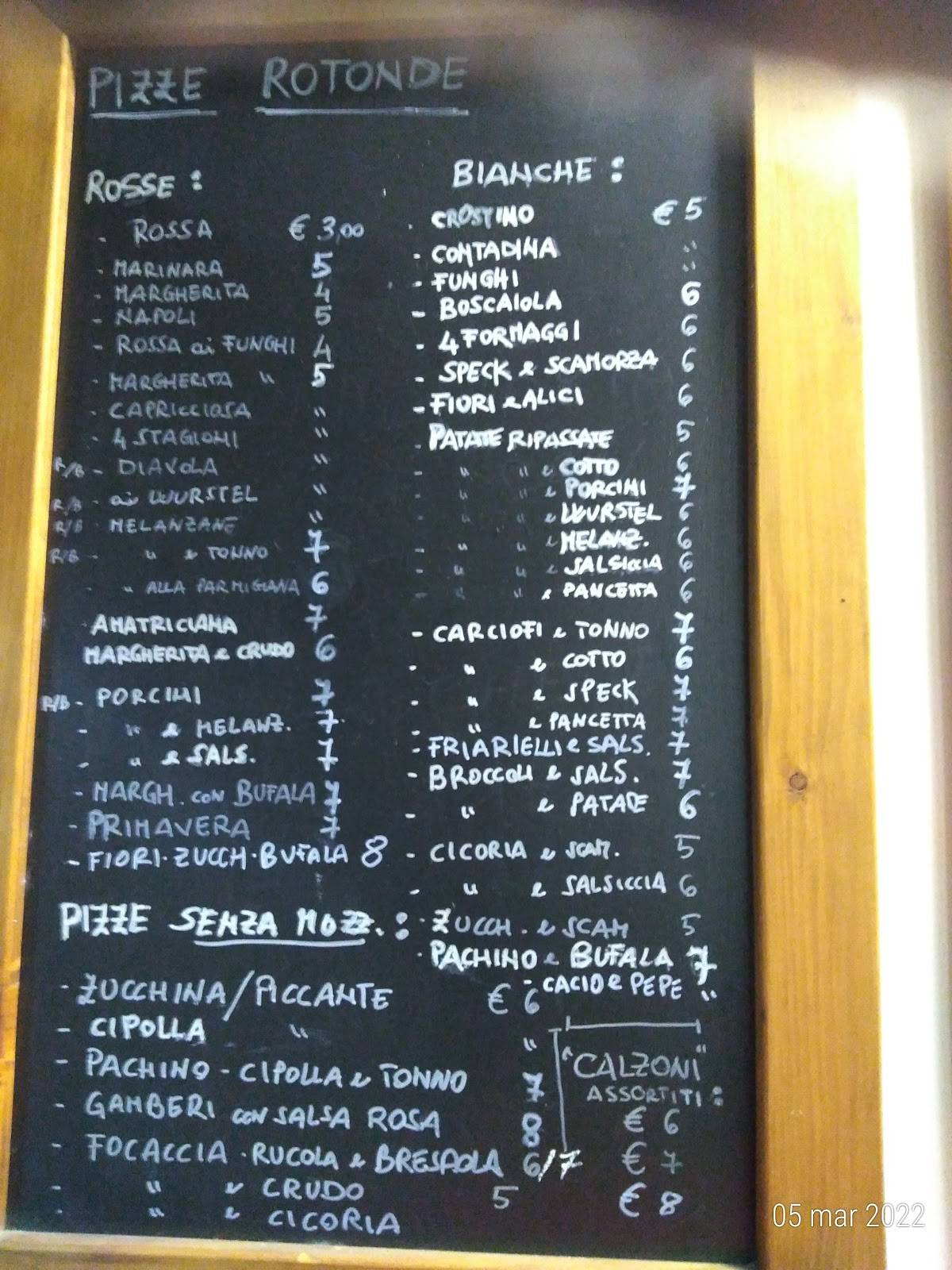 Pizzeria Da Marco меню