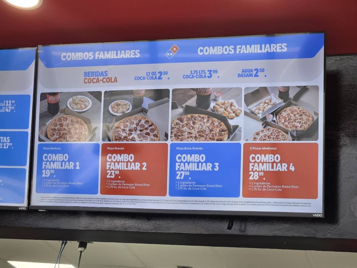 Domino's меню