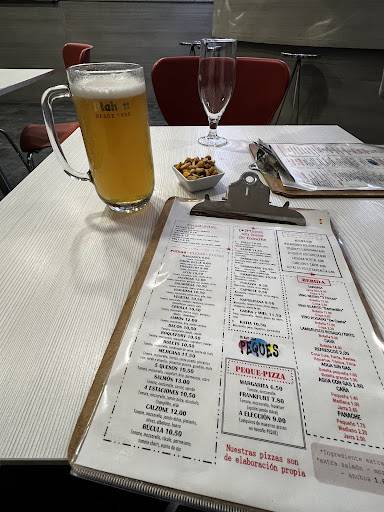Pizzería "El Racó dels PEQUES" меню