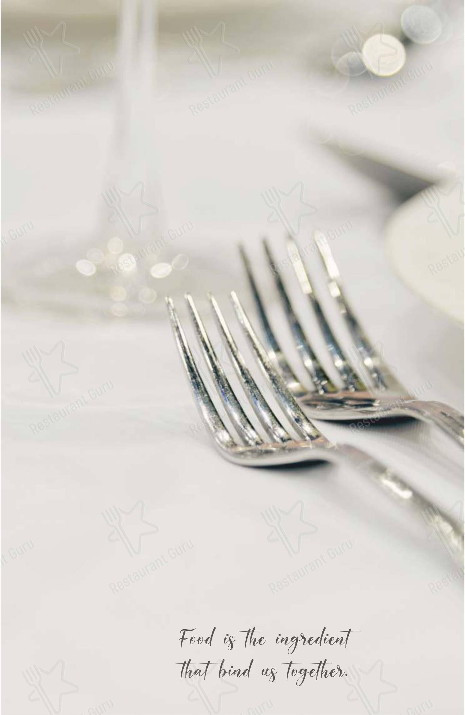 Меню ресторана Plaza Restaurant
