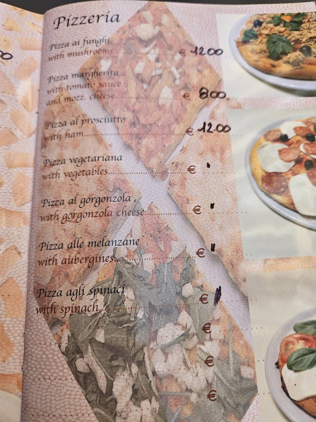 Bar Gambero меню