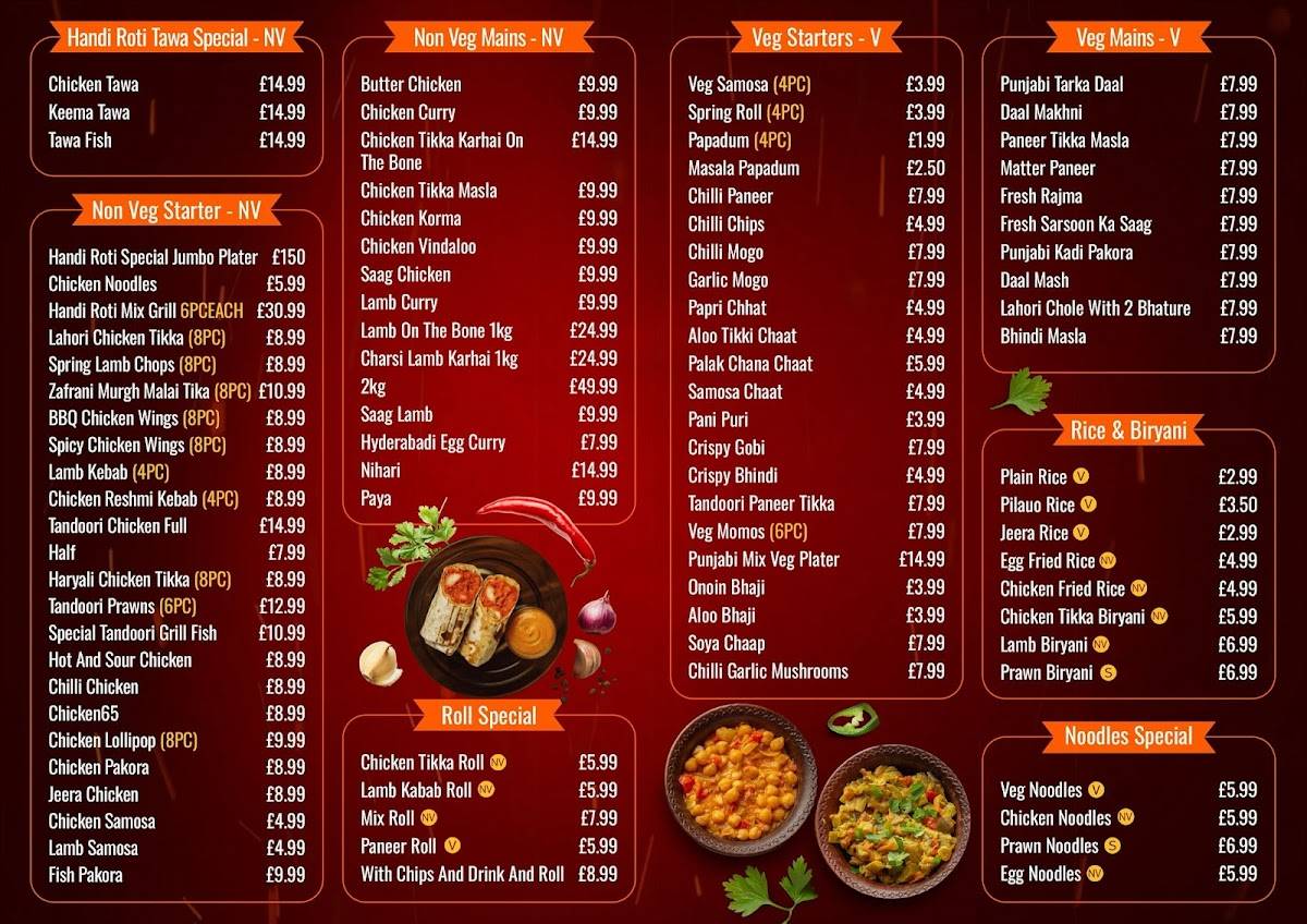 Punjabi Lounge меню