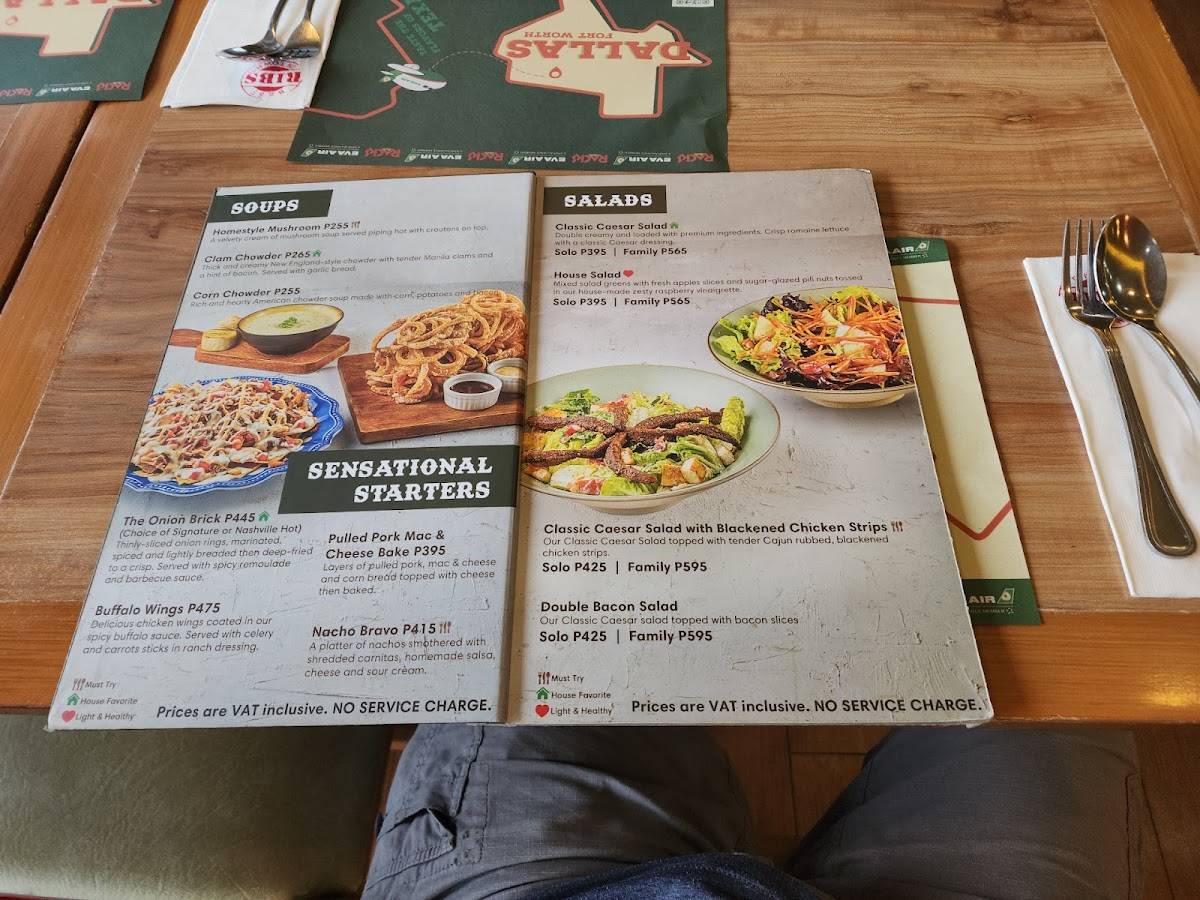 RACKS (Paseo De Sta. Rosa, Laguna) меню