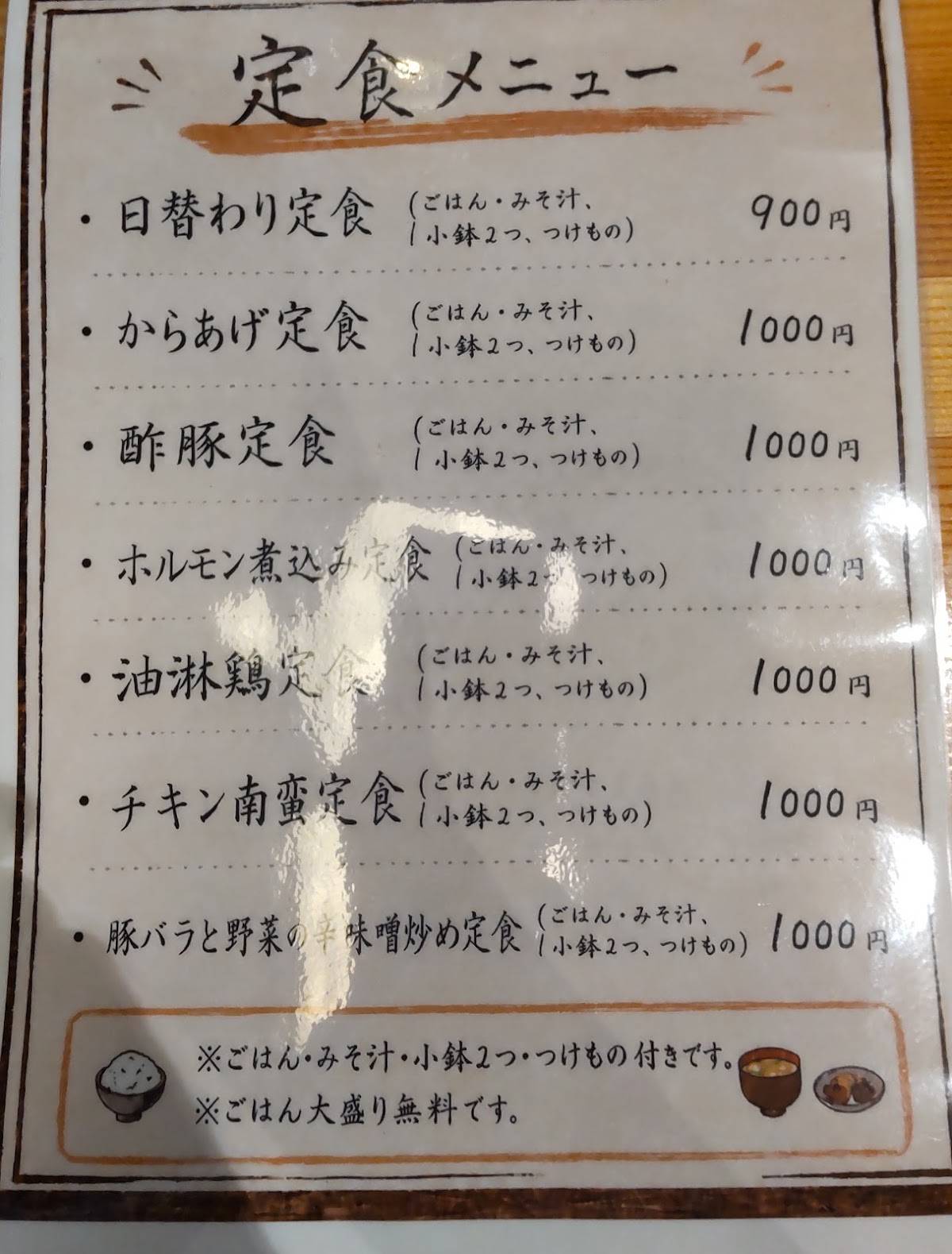 油そば専門店 志(こころざし) меню