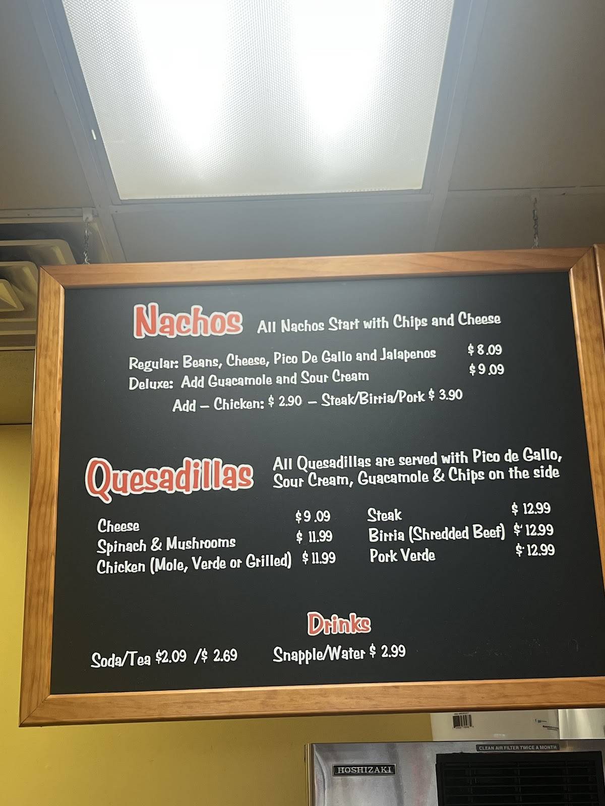 Baja Burrito меню
