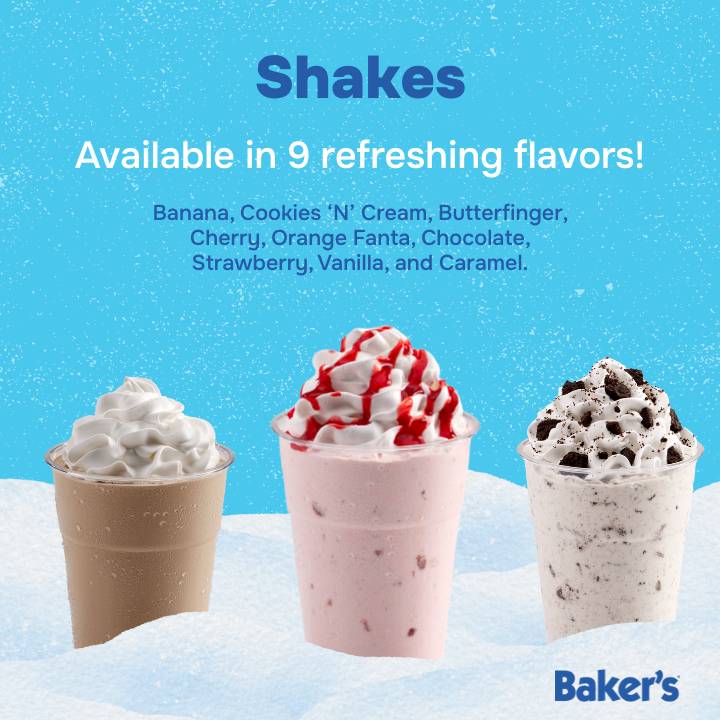 Baker's Drive-Thru меню