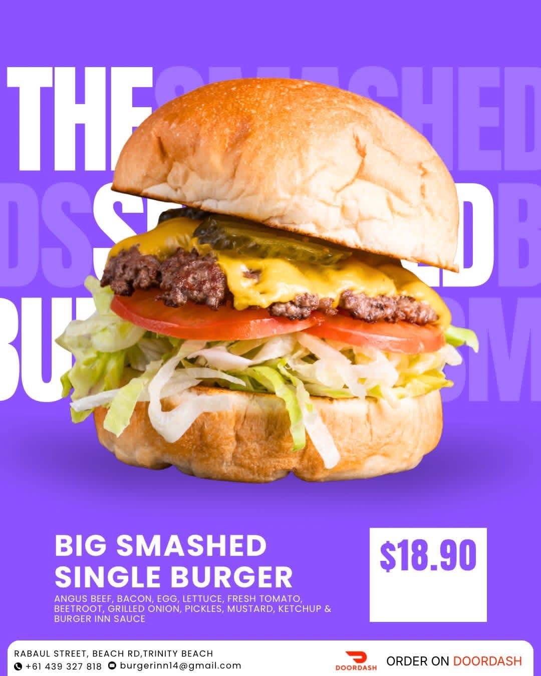 Burger Inn меню