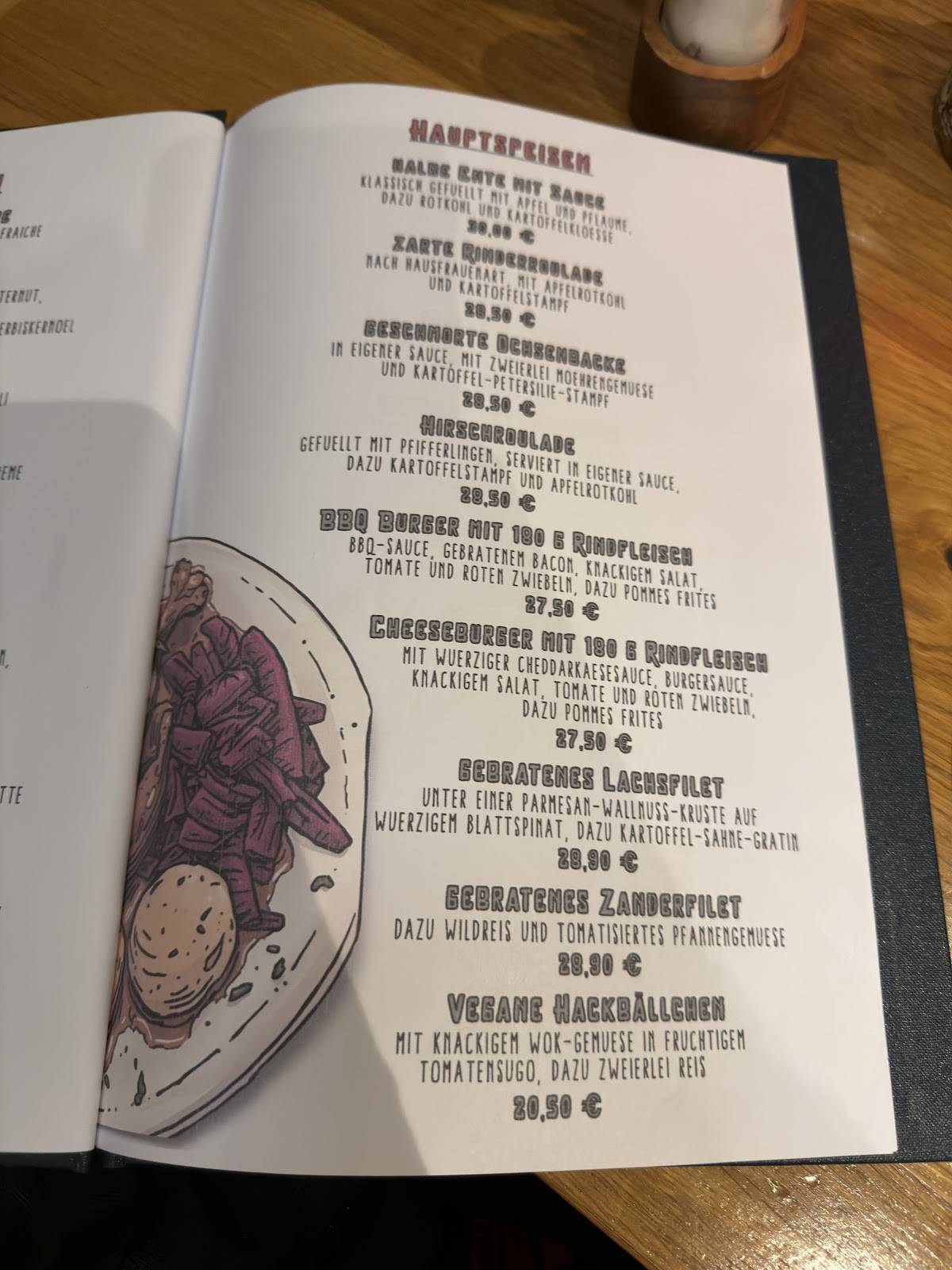Restaurant Carls меню