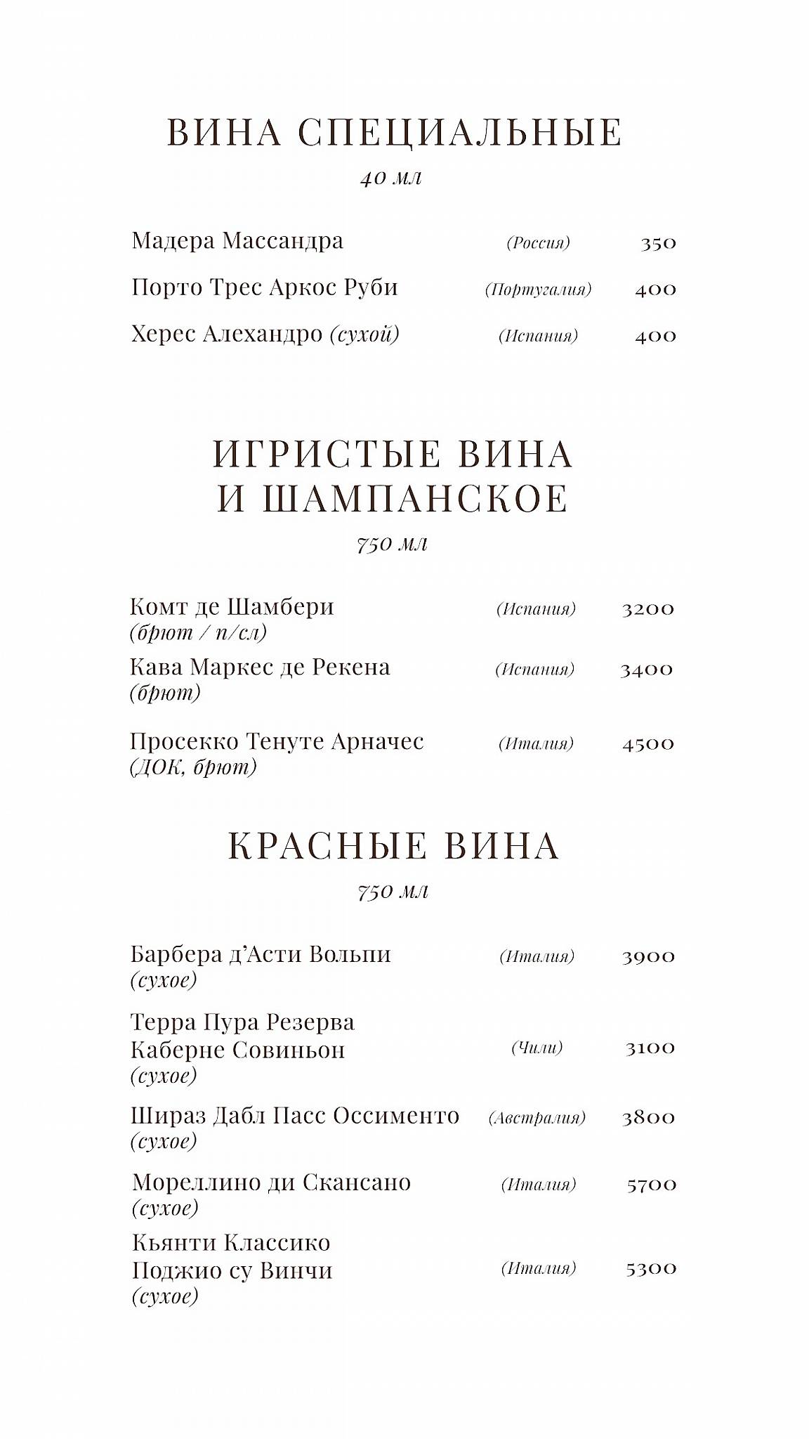 Чердак художника меню