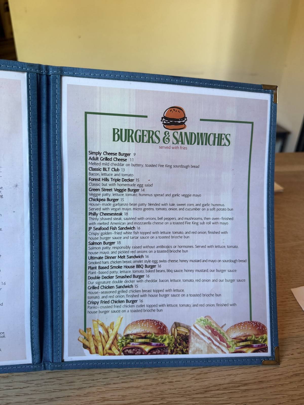 Evergreen Eatery & Cafe меню