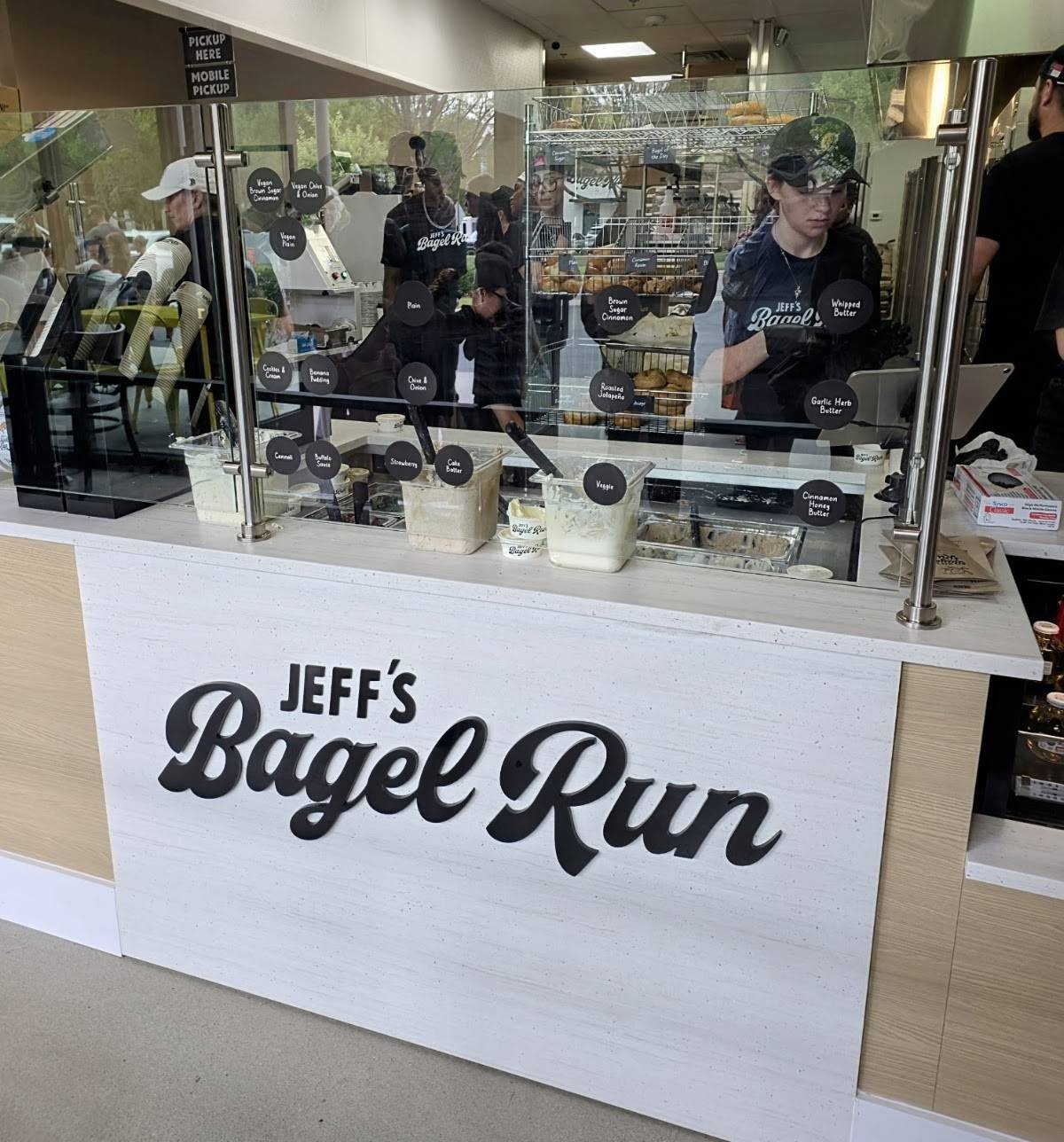 Jeff's Bagel Run меню
