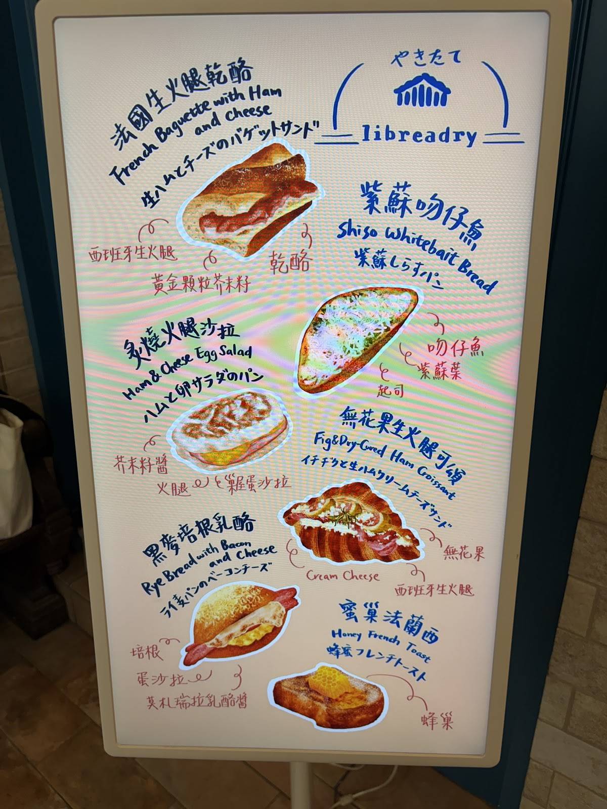 Libreadry меню