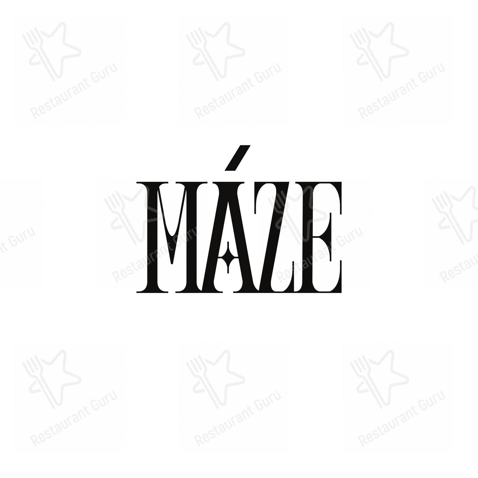 Меню Maze - еда и напитки