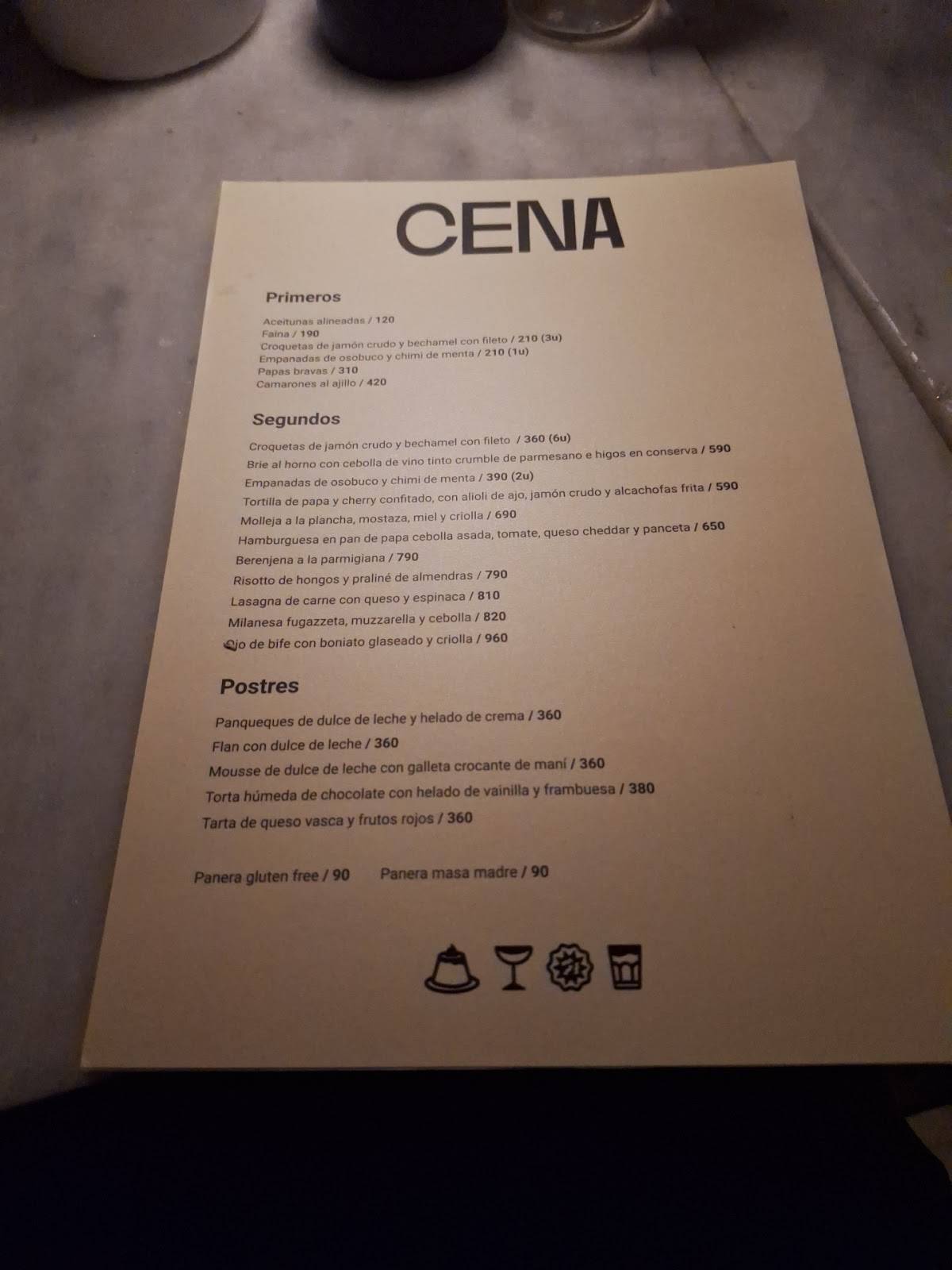Misión Comedor меню