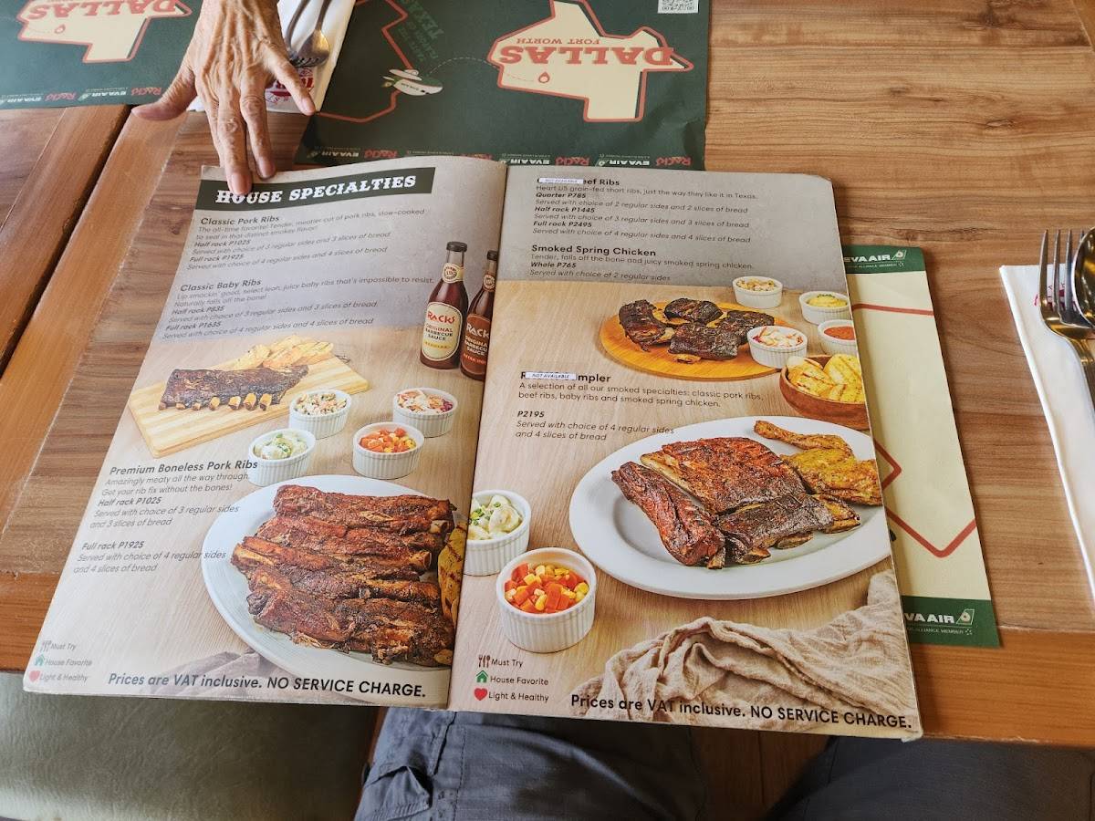 RACKS (Paseo De Sta. Rosa, Laguna) меню
