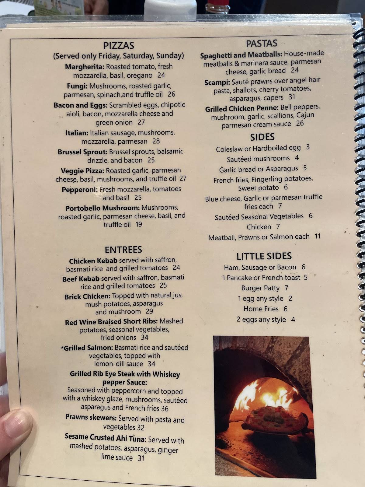 Toast Restaurant меню