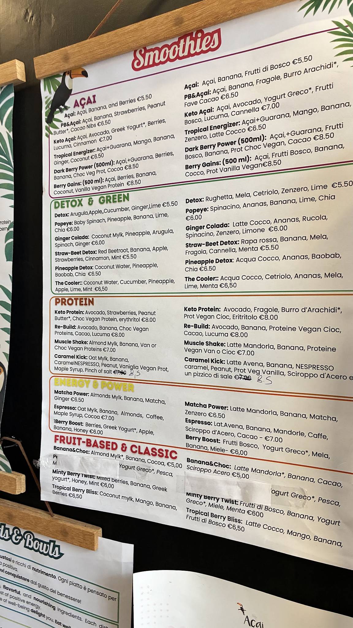 Very Açai - a friendly place меню