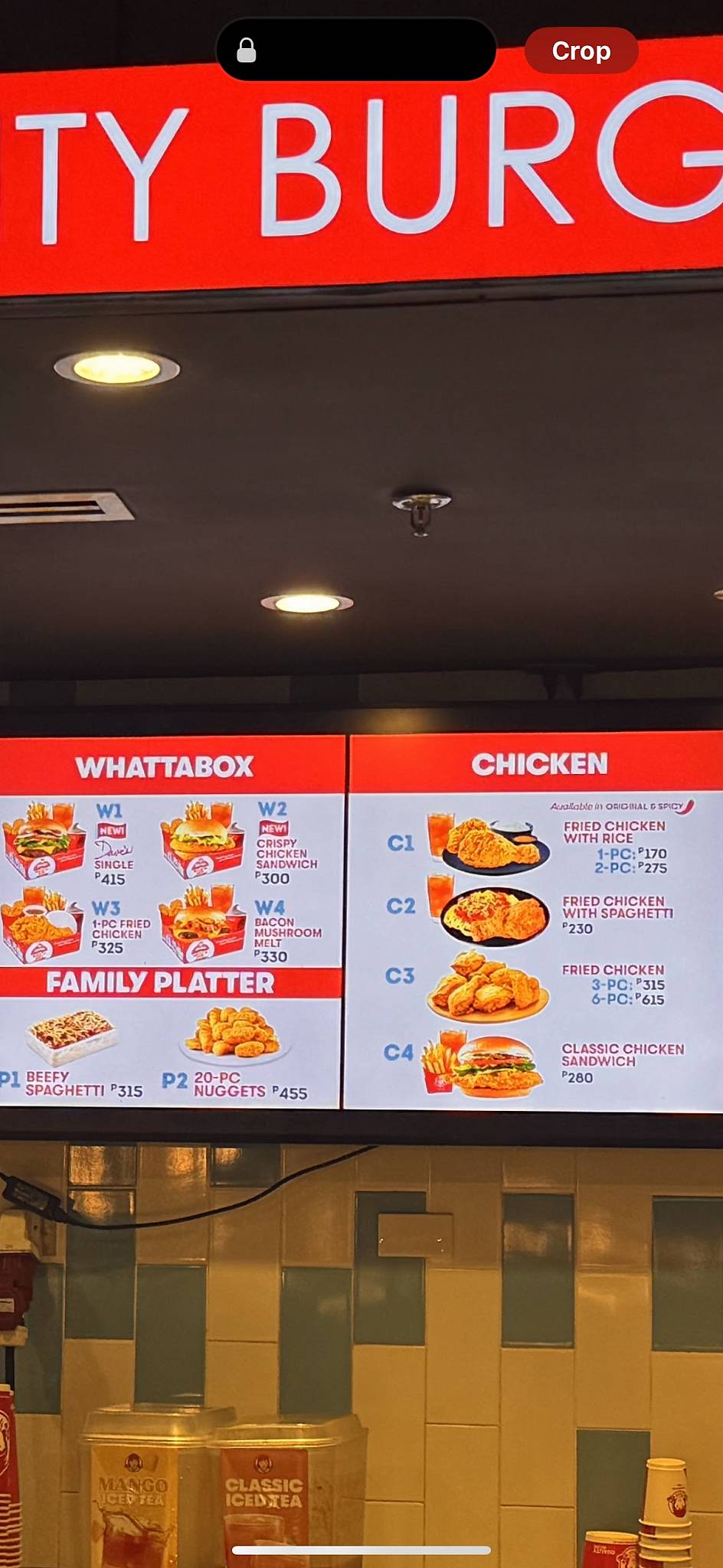 Wendy's - Clark Air Mall меню