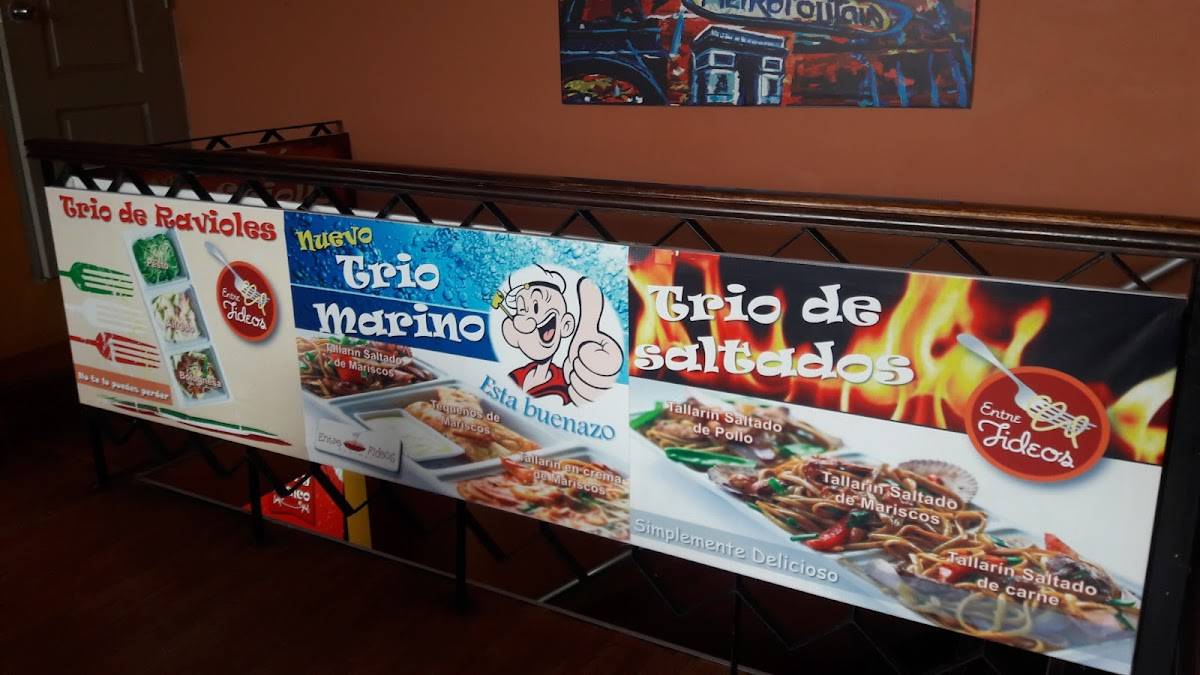Restaurante Entre Fideos меню