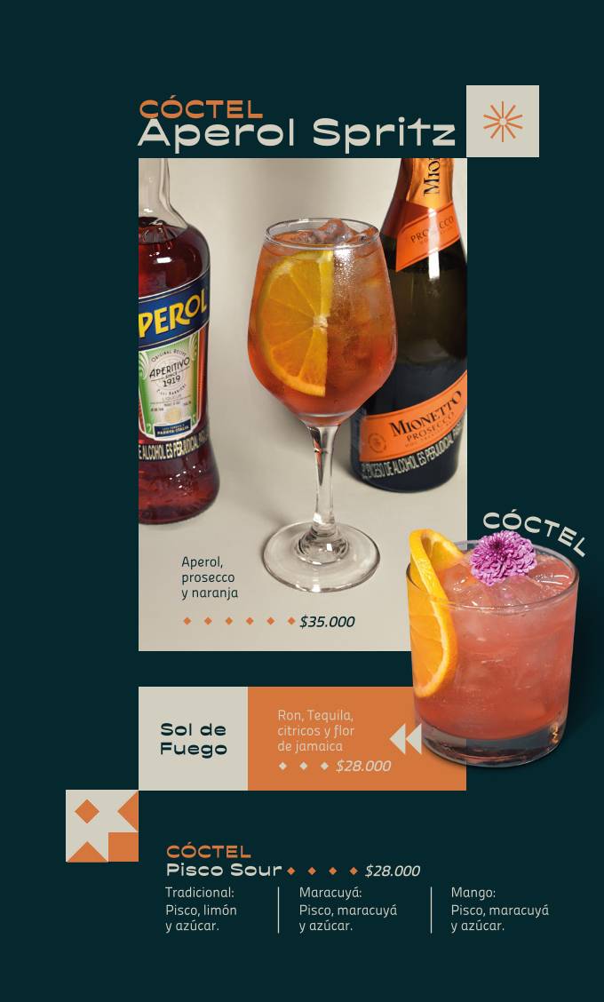 Restaurante Sebiche меню