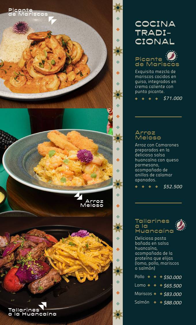 Restaurante Sebiche меню